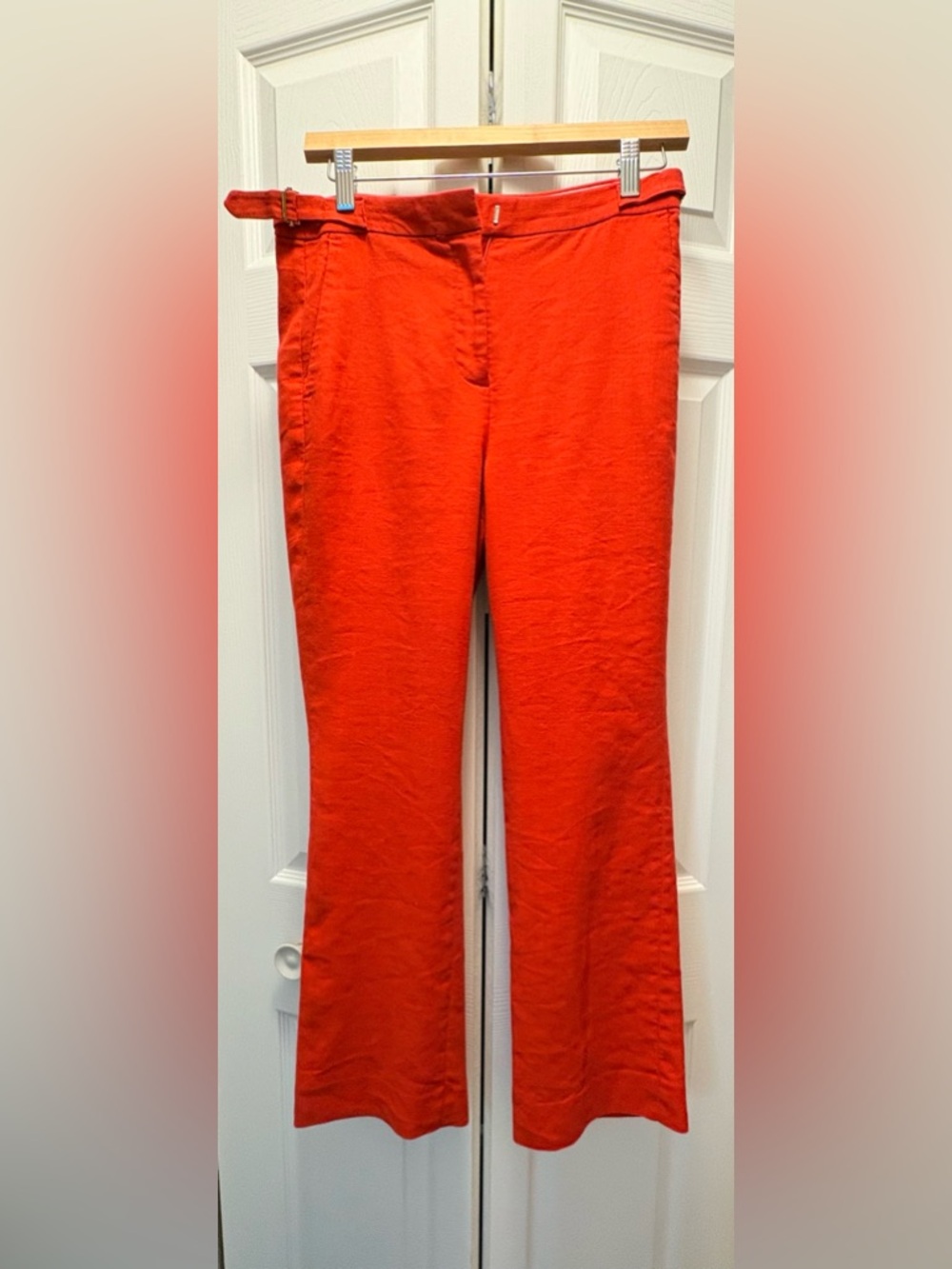 Vintage J. Crew Bright Red Cropped Ankle Pants